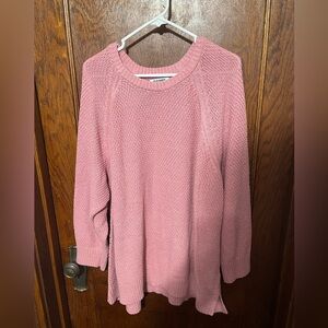 Old navy pink sweater size xxl